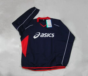 ☆新品タグ付き☆＊asics/アシックス＊プラクティストップス(M)＊紺