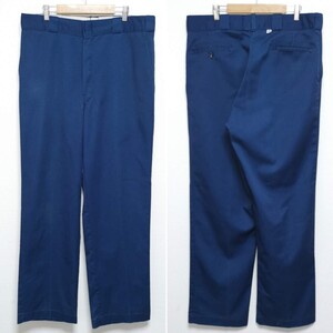 即決 80s W36 L33 ディッキーズ DICKIES ワークパンツ WorkPants 874 ネイビー チビタグ USA製