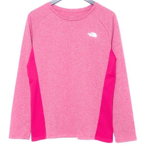 THE NORTH FACE GTDメランジクルー L/S XLサイズ ピンク NTW61881 ザノースフェイス ロンT 長袖カットソー ランニングTシャツ