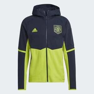 ・スピード発送 adidas(アディダス) マンチェスターユナイテッド 22/23 EU アンセム ジャージジャケット I6942(LEGINK/SESOSl)Ｌ