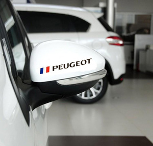 送込み　PEUGEOT　黒ロゴ　ステッカー