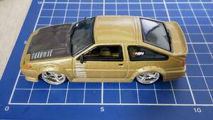 【中古】 AE86 トヨタ スプリンタートレノ 金 ホットウィール ホットホイール HotWheels TRUENO レアもの 絶版