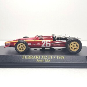 1/43 IXO F1 フェラーリ 312 1968 Ferrari フォーミュラ Jacky Ickx レースカー クラシックフェラーリ 昭和の名車 26番 1円〜 070513