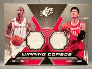 SSP Dual Jersey 05 Upper Deck SPX Yao Ming Tracy McGrady 姚明 トレイシー・マグレディ Rockets HOF Panini ユニフォーム バスケ