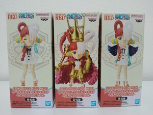 ワンピース　FILM RED　ワールドコレクタブルフィギュア　UTA COLLECTION 01　02 03 ウタ 　フィギュア　ウタ　ワーコレ 3種セット