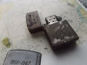 ベトナムZIPPO★　1968[ROGER HAYES]第18憲兵旅団vzq136