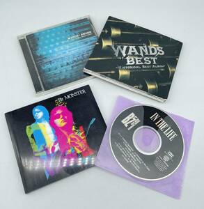 y1355E 【1円スタート】 B`z WANDS CD アルバム 4枚まとめ MONSTER INTHELIFE AWAKE BEST スラムダンク 主題歌 ドラマ主題歌 動作未確認