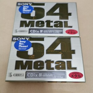 カセットテープ ソニー SONY 2パック 54分 Metal CDix IV メタル C-54CDX4E