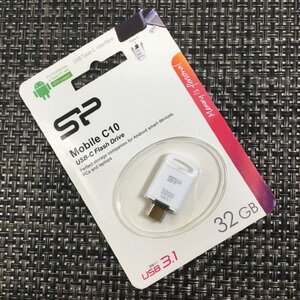 【未開封品/TO】SiliconPower シリコンパワー SP Mobile C10 USB-C 32GB USBメモリ ホワイト SP032GBUC3C10V1W RS1121/0004-1