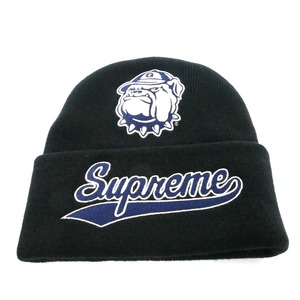 シュプリーム SUPREME ミッチェルアンドネス Mitchell & Ness ニットキャップ ニット帽 F 黒 ブラック メンズ