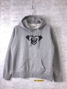 ROXY ロキシー レディース 裏起毛 スウェット プルパーカー L 杢グレー