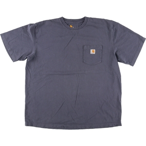 古着 カーハート Carhartt ORIGINAL FIT 半袖 ワンポイントロゴポケットTシャツ メンズXL /eaa464983