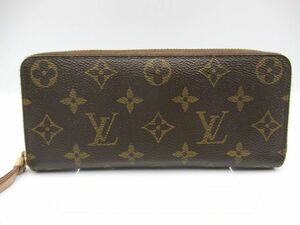 ☆LOUIS VUITTON ルイヴィトン モノグラム ポルトフォイユ・クレマンス ローズ・バレリーヌ M61298 長財布 レディース ラウンドファスナー