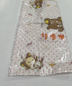 ピンク/ドット/キャラクター ハンカチ 新品 Rilakkuma リラックマ サンエックス san-x 日本製 コリラックマ　はんかち