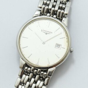 1円 不動品 腕時計 ロンジン LONGINES グランドクラシック L5.632.4 クォーツ メンズ シルバー 同梱不可