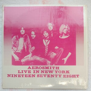 aerosmith live in new york エアロ・スミス ライブ analog record vinly レコード アナログ LP