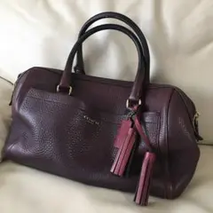 COACH  秋色スモールボストンバッグ　ハンドバッグ