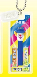 pez ガチャ ペッツ ボールチェーンマスコット ケンエレファント ピエロ 青 ピーターペッツ ブ ック付き 未開封 ジャグラー ミニチュア 即決