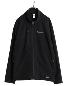 13年製 パタゴニア マイクロ シンチラ フリース ジャケット メンズ XL 古着 PATAGONIA アウトドア ジャケット フルジップ 大きいサイズ 黒