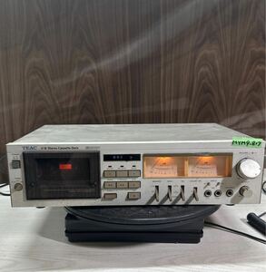 MYM9-817 激安 カセットデッキ TEAC V-8 STEREO CASSETTE DECK 通電OK 中古現状品 ※3回再出品で処分