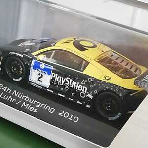 コレクション大放出　Audi特注アウディR8ルマンLeMans24時間耐久レースNBR2010年　1/43スケール　LMS24h 　#ミニチャンプス京商エブロ