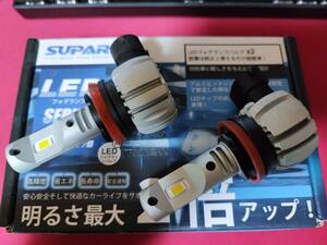 SUPAREE 2色切り替え LEDバルブ H11 H8 H9 H16 HB4 中古