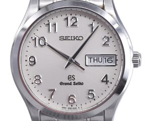 激レアモデル [美品] 稼働品【SEIKO】セイコー GS グランドセイコー SBGT007 9F83-9A30 クォーツ メンズ 純正ブレス 動作OK 中古品