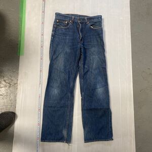 リーバイス 508 W32 L34 ストレート 裾破けあり 赤タブ Rマーク 古着 デニムパンツ ジーンズ リーバイス LEVI’S デニム ジーパン