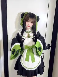 オリジナル 中華風 ロリータ ワンピース フルセット　コスプレ　ドレス