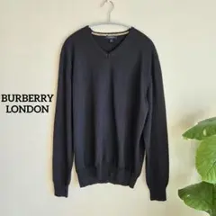 BURBERRY LONDON バーバリー L ニット セーター Vネック