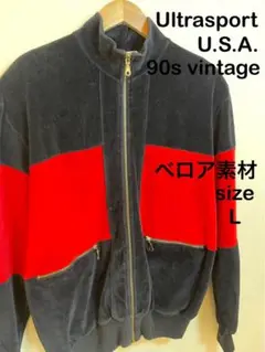 90s vintage ヴィンテージ Velour ベロア トラック ジャージ