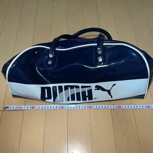 PUMA ボストンバッグ スポーツバッグ エナメル ビンテージ　レトロ　中古