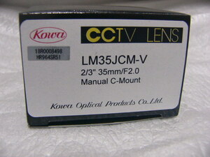 ★新品★ Kowa/興和 LM35JCM-V Cマウントレンズ 35mm F2 2/3" 耐振動・耐衝撃200万画素解像度 (Keyence CA-LH35P 同型品) 複数有