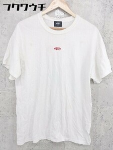 ◇ VANS バンズ 半袖 Tシャツ カットソー サイズＭ ホワイト＆レッド メンズ