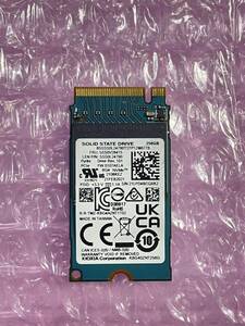 KIOXIA KBG40ZNT256G 256GB SSD NVMe M.2 2242 使用時間3時間