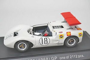 EBBRO エブロ 1/43 日産 NISSAN R381 GP 1968 #18 ホワイト 43494