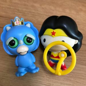 【中古】BURGER KING パーカーキング　ワンダーウーマン他　フードトイ