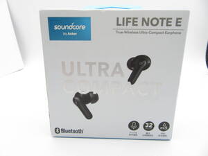 T2667☆アンカー Soundcore サウンドコア Bluetooth ワイヤレスイヤホン Life Note E ブラック 未使用品【オーディオ】