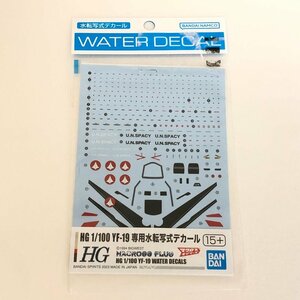 TOM【未使用品】 水転写式デカール 1/100 HG YF-19 マクロス　　 〈58-240920-WY-12-TOM〉