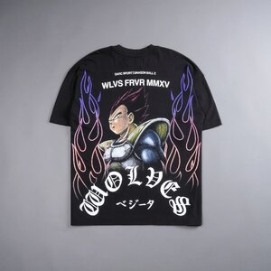 Darc Sport DRAGON BALL Z ONE OF US PREMIUM OVERSIZED TEE BLACK M ダルクスポーツ ドラゴンボールZ ベジータ オーバーサイズ Tシャツ 黒