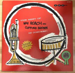 １コイン）ＭＡＸ　ＲＯＡＣＨＥ　ＡNＤ　ＣＬＩＦＦＯＲＤ　ＢＲＯＷＮ⑳アルバム　THE BEST OF MAX ROACH AND CLIFFORD BROWN IN CONCERT