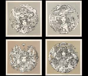 寺田克也/Katsuya Terada/シルクスクリーンポスター4種セット/寺田器/Silk Screen Print