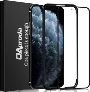 OAproda iPhone 11 Pro/XS/X 用 ガラスフィルム 全面保護 フィルム 強化ガラス アイフォン 11pro 