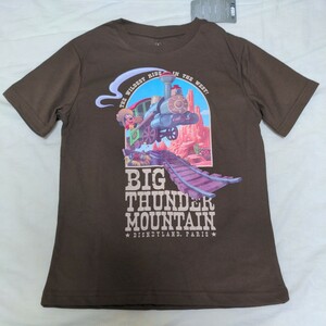 ★新品送料込★ディズニーパリ　ビッグサンダーマウンテン　Tシャツ　サイズ8