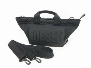 DIESEL / ディーゼル ロゴ 2wayバッグ ショルダー ハンド メンズ ブラック