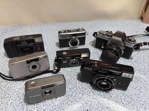 ★☆L23　フィルムカメラ　FUJI・Konica・MINOLTAまとめ　7点　ジャンク品☆★