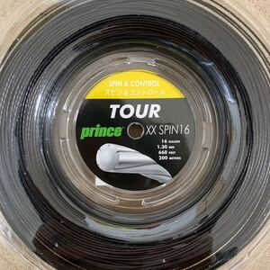 プリンス　TOUR XX SPIN 16 ブラック　(1.30mm) ツアーXXスピン16