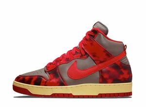 Nike Dunk High "Red Acid Wash" 24.5cm DD9404-600