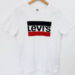 f462ii LEVI’S(リーバイス) サイズM Tシャツ 半袖 クルーネック プルオーバー ホワイト メンズ コットン100%