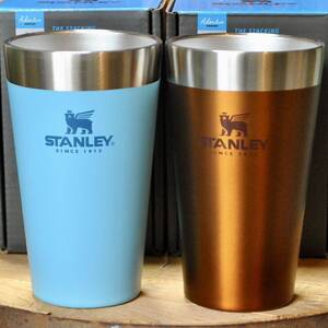 スタンレーSTANLEYスタッキング真空パイント2個セット【ライトブルー＆メイプル】 正規品　　アウトドア キャンプ バーベキュー BBQ ペア